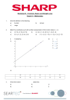 Grade 10 Math Worksheet: Functions Basics & Straight Lines