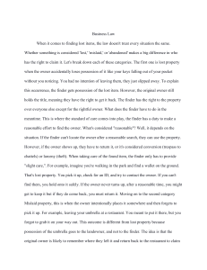 Business Law: Property & Bailment Basics
