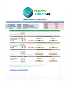 Gu&iacute;a de Abonado para Acuarios: C&aacute;lculo y Uso de Fertilizantes Qu&iacute;micos