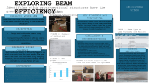 Exploring Beam Efficiency: Cardboard Beam Load-Bearing Research