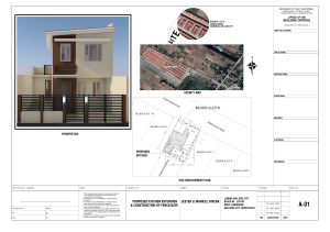 Proposed Kitchen Extension & Fence Construction Plan