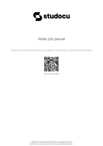 Notas 2do parcial Historia del An&aacute;lisis Econ&oacute;mico