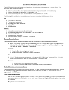 Submitting AMC Discussion Items: Guidelines & Best Practices