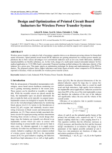 Design and Optimization of Printed Circuit Board I