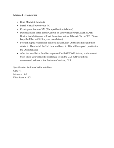 Module 2 Homework: VirtualBox & Linux Installation