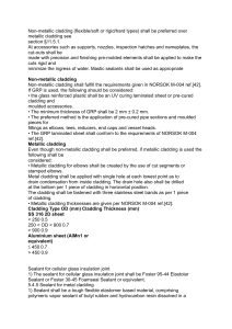 Cladding Requirements: Non-Metallic & Metallic Specifications