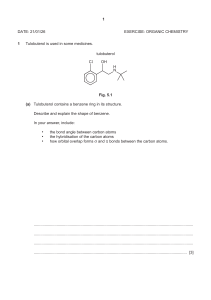 Organic Chemistry Exercise: Tulobuterol and Benzene