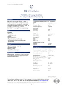 PROTEGOL UR Coating 32-45/55 L Polyurethane Coating Datasheet