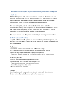 AI and Productivity in Modern Workplaces