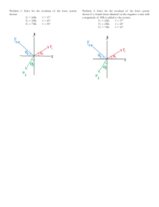 Engineering Mechanics Statics Problems