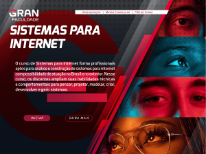 Gran Faculdade - Curso de Sistemas para Internet