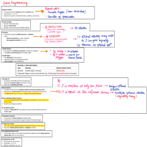Linear Programming: Key Concepts & Definitions