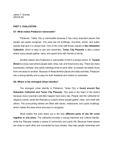 Urban Identity Analysis of Poblacion, Tarlac City