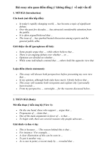 Essay Writing Guide: Agree/Disagree Structure