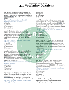 1 440 Vocab Exercise