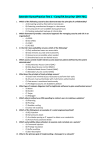 Satender KumarPractice Test 1 - CompTIA Security+ (SY0-701)