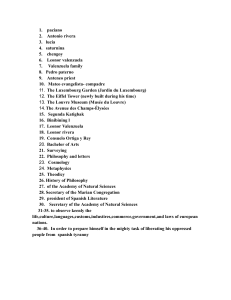 Key Terms: Rizal's European Studies & Liberation Goals