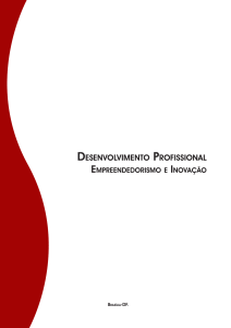 Empreendedorismo e Inova&ccedil;&atilde;o: Desenvolvimento Profissional