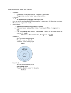 Analyze Arguments Using Venn Diagrams: Logic Guide