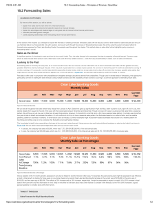 18.2 Forecasting Sales - Principles of Finance