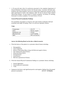 Clinical Case Study: Fever and General Medicine