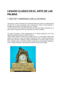 Legado Cl&aacute;sico en el Arte de Las Palmas: Mitolog&iacute;a y Obras
