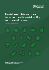 Plant-Based Diets: Health, Sustainability, Environment Review