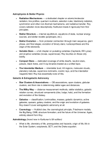 Fundamentals of astronomy