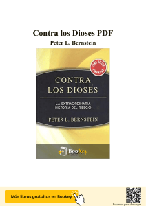 Contra los Dioses: Resumen del libro sobre riesgo y finanzas