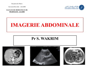Imagerie abdominale : foie, techniques et pathologies