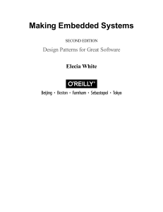 Making Embedded Systems: Design Patterns for Great Software