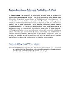 Infraestructura Agr&iacute;cola y Productividad en Regiones Andinas: Resumen de Informe del Banco Mundial