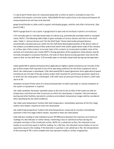 Gas Turbine Technical Definitions & Standards