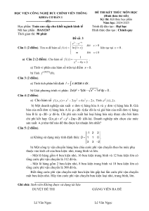 Examen Final de Matem&aacute;ticas Avanzadas para Econ&oacute;micos - 2024-2025