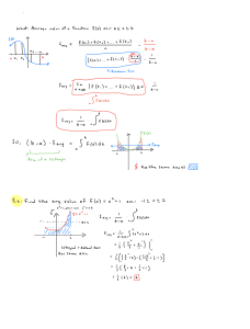 Average Value of a Function: Calculus Notes