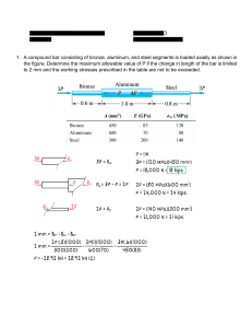 Engineering Seatwork: Strain Problems