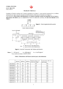 Tarea Parcial de Dise&ntilde;o de Puentes: C&aacute;lculos AASHTO-LRFD