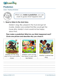 Grade 1 Reading Worksheet: Prediction Skills Practice