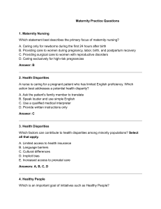 Maternity Nursing Practice Questions Quiz