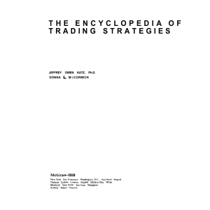 The Encyclopedia of Trading Strategies