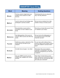 SMARTER Searching: A Research Guide for Students