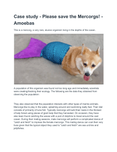 Mercorg Case Study: Population Ecology Questions