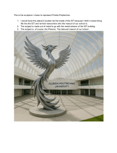 Florida Polytechnic Phoenix Sculpture Proposal