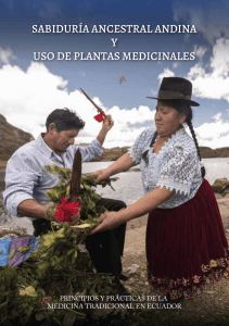 Sabidur&iacute;a Ancestral Andina y Uso de Plantas Medicinales