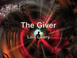 The Giver Discussion Questions