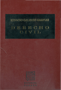 Derecho Civil - Ignacio Galindo Garfias