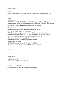 Erin Brockovich Case Study Summary