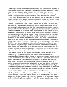 Sales Team Motivation Case Study