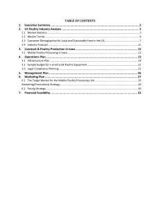 Mobile Poultry Processing Unit Business Plan Guide