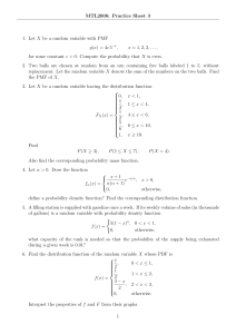 MTL2008 Practice Sheet 3: Probability Problems